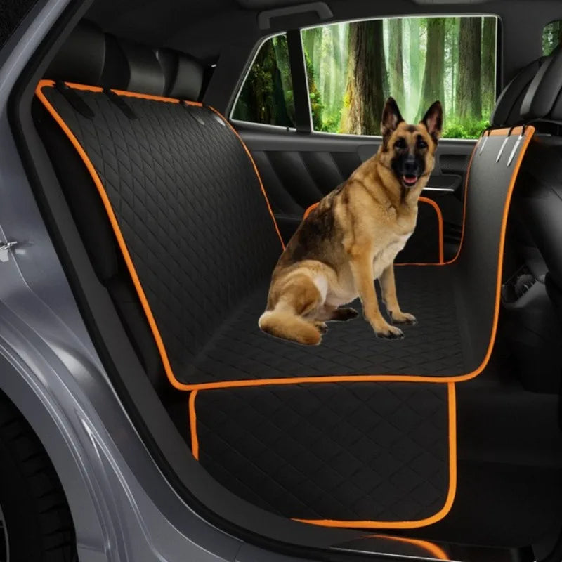Waterproof rear car seat cover for dogs